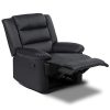 IDMarket-Fauteuil-Relaxation-inclinable-Noir-0-1 IDMarket - Fauteuil Relaxation inclinable Noir