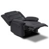 IDMarket-Fauteuil-Relaxation-inclinable-Noir-0-2 IDMarket - Fauteuil Relaxation inclinable Noir