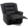 IDMarket-Fauteuil-Relaxation-inclinable-Noir-0-3 IDMarket - Fauteuil Relaxation inclinable Noir