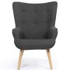 IDMarket-Fauteuil-scandinave-Ivar-en-Tissu-Gris-Anthracite-0-1 IDMarket - Fauteuil scandinave Ivar en Tissu Gris Anthracite