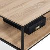 IDMarket-Table-Basse-Double-Plateau-Detroit-Design-Industriel-0-1 IDMarket Table Basse Double Plateau Detroit Design Industriel