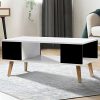 IDMarket-Table-Basse-Effie-scandinave-Bois-Blanc-et-Noir-0-0 IDMarket - Table Basse Effie scandinave Bois Blanc et Noir