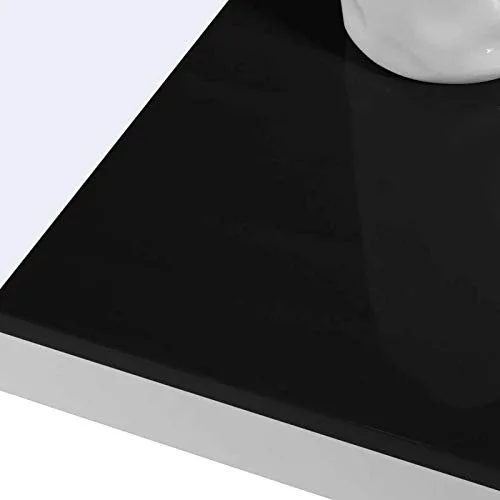 IDMarket-Table-Basse-contemporaine-Bois-Blanc-et-Noir-Georgia-0-1 IDMarket - Table Basse contemporaine Bois Blanc et Noir Georgia