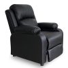 INTENSEDECO Fauteuil Relax Riga Noir