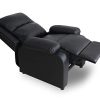 INTENSEDECO Fauteuil Relax Riga Noir