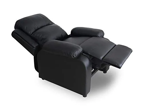 INTENSEDECO Fauteuil Relax Riga Noir