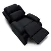 INTENSEDECO-Fauteuil-Relax-Riga-Tissu-Noir-0-1 INTENSEDECO Fauteuil Relax Riga Tissu Noir