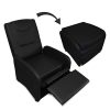 Intense Déco - Fauteuil Relax Pliable Bristol Noir