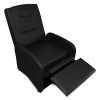 Intense Déco - Fauteuil Relax Pliable Bristol Noir