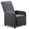 Intense-Dco-Fauteuil-Relax-Pliable-Bristol-Tissu-Gris-0-1 Intense Déco - Fauteuil Relax Pliable Bristol Tissu Gris