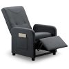 Intense-Dco-Fauteuil-Relax-Pliable-Bristol-Tissu-Gris-0 Intense Déco - Fauteuil Relax Pliable Bristol Tissu Gris