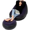 LONEEDY Fauteuil Gonflable et Repose-Pieds