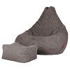 Lounge-Pug-Pouf-Repose-Pied-Ctel-Anthracite-0-0 Lounge Pug®, Pouf Repose Pied, Côtelé Anthracite