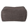 Lounge-Pug-Pouf-Repose-Pied-Ctel-Anthracite-0 Lounge Pug®, Pouf Repose Pied, Côtelé Anthracite