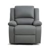 Loungitude Fauteuil de relaxation en PU gris