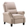 MCombo-7291BG-Fauteuil-Relax-Fauteuil-capitonn-en-Tissu-Beige-0-1 MCombo 7291BG Fauteuil Relax Fauteuil capitonné en Tissu Beige