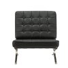 MCombo-Fauteuil-de-Relaxation-en-Cuir-synthtique-et-Acier-Inoxydable-0-0 MCombo Fauteuil de Relaxation en Cuir synthétique et Acier Inoxydable