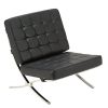 MCombo-Fauteuil-de-Relaxation-en-Cuir-synthtique-et-Acier-Inoxydable-0-1 MCombo Fauteuil de Relaxation en Cuir synthétique et Acier Inoxydable