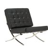 MCombo-Fauteuil-de-Relaxation-en-Cuir-synthtique-et-Acier-Inoxydable-0 MCombo Fauteuil de Relaxation en Cuir synthétique et Acier Inoxydable