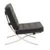 MCombo-Fauteuil-de-Relaxation-en-Cuir-synthtique-et-Acier-Inoxydable-0-2 MCombo Fauteuil de Relaxation en Cuir synthétique et Acier Inoxydable
