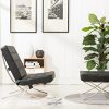 MCombo-Fauteuil-de-Relaxation-en-Cuir-synthtique-et-Acier-Inoxydable-avec-Repose-Pieds-0-1 MCombo Fauteuil de Relaxation en Cuir synthétique et Acier Inoxydable avec Repose-Pieds