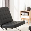 MCombo-Fauteuil-de-Relaxation-en-Cuir-synthtique-et-Acier-Inoxydable-avec-Repose-Pieds-0-2 MCombo Fauteuil de Relaxation en Cuir synthétique et Acier Inoxydable avec Repose-Pieds