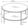 Marque-Amazon-Movian-Rom-Table-basse-80-x-80-x-45-cm-longueur-x-largeur-x-hauteur-Blanc-0-3 Marque Amazon - Movian Rom - Table basse, 80 x 80 x 45 cm (longueur x largeur x hauteur), Blanc