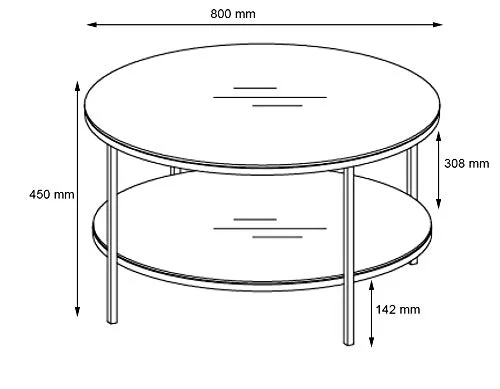 Marque-Amazon-Movian-Rom-Table-basse-80-x-80-x-45-cm-longueur-x-largeur-x-hauteur-Blanc-0-3 Marque Amazon - Movian Rom - Table basse, 80 x 80 x 45 cm (longueur x largeur x hauteur), Blanc
