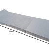 Matelas lit fauteuil futon pliable pliant choix des couleurs - longueur 200 cm ( 1008-Gris)