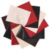 Mendler Canapé-élément Pouf Repose-Pied Lyon, modulaire, Simili-Cuir, crème