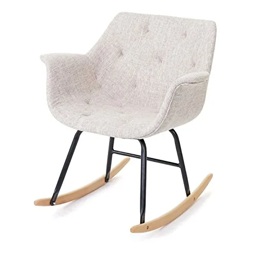 Mendler-Fauteuil--Bascule-Malm-T820-Rocking-Chair-Fauteuil-basculant-Relax-Tissu-crmeGris-0-0 Mendler Fauteuil à Bascule Malmö T820, Rocking-Chair, Fauteuil basculant, Relax ~ Tissu, crème/Gris