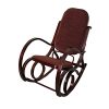 Mendler-Rocking-Chair-Fauteuil--Bascule-M41-Imitation-Noyer-Tissu-Marron-0 Mendler Rocking-Chair, Fauteuil à Bascule M41, Imitation Noyer, Tissu Marron