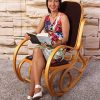 Mendler-Rocking-Chair-Fauteuil--Bascule-M41-Imitation-chne-Tissu-Marron-0-1 Mendler Rocking-Chair Fauteuil à Bascule M41, Imitation chêne, Tissu Marron