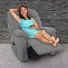 Mendler Watford Fauteuil de Relaxation avec Repose-Pieds