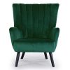 Menzzo Vidal Fauteuil, Velours, Vert, 75