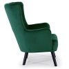 Menzzo Vidal Fauteuil, Velours, Vert, 75