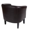Miadomodo-Fauteuil-Chesterfield-avec-Tabouret-Pouf-Carr-Coloris-au-Choix-Bois-et-Simili-Cuir-0-2 Miadomodo - Fauteuil Chesterfield avec Tabouret Pouf Carré (Coloris au Choix) Bois et Simili Cuir