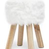 NoBrand-Suhu-Fourrure-Tabouret-Pouf-Tabouret-canap-canap-Pouf-Tabouret-Petit-Tabouret-Rond-en-Bois-Massif-Blanc-0 NoBrand Suhu Fourrure Tabouret Pouf Tabouret canapé canapé Pouf Tabouret Petit Tabouret Rond en Bois Massif Blanc