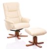 Oriental-Leather-Co-Ltd-The-Shanghai-Fauteuil-pivotant-inclinable-en-crote-de-cuir-et-repose-pieds-assorti-Crme-0-0 Oriental Leather Co Ltd. The Shanghai Fauteuil pivotant inclinable en croûte de cuir et repose-pieds assorti Crème
