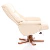 Oriental-Leather-Co-Ltd-The-Shanghai-Fauteuil-pivotant-inclinable-en-crote-de-cuir-et-repose-pieds-assorti-Crme-0-2 Oriental Leather Co Ltd. The Shanghai Fauteuil pivotant inclinable en croûte de cuir et repose-pieds assorti Crème