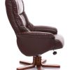 Oriental-Leather-Co-Ltd-The-Shanghai-Fauteuil-pivotant-inclinable-en-crote-de-cuir-et-repose-pieds-assorti-Noisette-0-0 Oriental Leather Co Ltd. The Shanghai Fauteuil pivotant inclinable en croûte de cuir et repose-pieds assorti Noisette