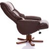 Oriental-Leather-Co-Ltd-The-Shanghai-Fauteuil-pivotant-inclinable-en-crote-de-cuir-et-repose-pieds-assorti-Noisette-0-1 Oriental Leather Co Ltd. The Shanghai Fauteuil pivotant inclinable en croûte de cuir et repose-pieds assorti Noisette