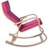 PEGANE-Rocking-Chair-Benny-en-Rose-L65-x-H91-x-P101-cm-0-0 PEGANE Rocking-Chair Benny en Rose, L65 x H91 x P101 cm