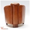 Phoenixarts Vintage en Cuir véritable Design Lounge Club canapé Chaise 543