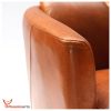 Phoenixarts Vintage en Cuir véritable Design Lounge Club canapé Chaise 543