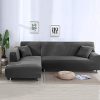 Relax love Housses de Canapé Extensible Polyester Spandex Housse Protecteur Canapés Tissu Stretch Slipcovers élastique Forme L, Inclus 1pc 3 Places (190-230cm) + 1pc 4 Places 230-330cm