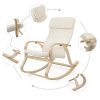 SONGMICS-Fauteuil--Bascule-en-Bois-de-Bouleau-Chaise-berante-avec-Oreiller-Housse-en-Coton-Capacit-de-Charge-120-kg-Beige-LYY30M-0-0 SONGMICS Fauteuil à Bascule en Bois de Bouleau, Chaise berçante, avec Oreiller, Housse en Coton, Capacité de Charge 120 kg, Beige LYY30M