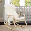 SONGMICS-Fauteuil--Bascule-en-Bois-de-Bouleau-Chaise-berante-avec-Oreiller-Housse-en-Coton-Capacit-de-Charge-120-kg-Beige-LYY30M-0-2 SONGMICS Fauteuil à Bascule en Bois de Bouleau, Chaise berçante, avec Oreiller, Housse en Coton, Capacité de Charge 120 kg, Beige LYY30M