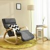SONGMICS-Fauteuil--bascule-Fauteuil-berant-en-Bois-avec-Repose-pied-rglable-5-niveaux-Housse-amovible-lavable-Charge-max-150-kg-Dimensions-67-x-125-x-91-cm-Gris-fonc-LYY42GYZ-0-1 SONGMICS Fauteuil à bascule, Fauteuil berçant en Bois, avec Repose-pied réglable 5 niveaux, Housse amovible lavable, Charge max 150 kg, Dimensions 67 x 125 x 91 cm, Gris foncé LYY42GYZ