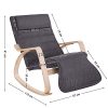 SONGMICS-Fauteuil--bascule-Fauteuil-berant-en-Bois-avec-Repose-pied-rglable-5-niveaux-Housse-amovible-lavable-Charge-max-150-kg-Dimensions-67-x-125-x-91-cm-Gris-fonc-LYY42GYZ-0-2 SONGMICS Fauteuil à bascule, Fauteuil berçant en Bois, avec Repose-pied réglable 5 niveaux, Housse amovible lavable, Charge max 150 kg, Dimensions 67 x 125 x 91 cm, Gris foncé LYY42GYZ
